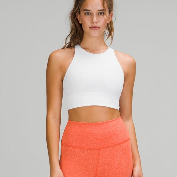 lululemon Energy High-Neck Longline Ribbed Bra - Picture 3 of 4